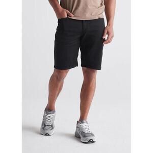 DUER No Sweat Shorts Mens 32 Black Relaxed